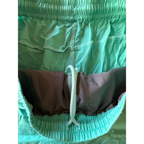 Myles Mens Athletic Shorts L Green Lightweight Elastic Waist Inner Mesh Lining - Picture 2 of 4